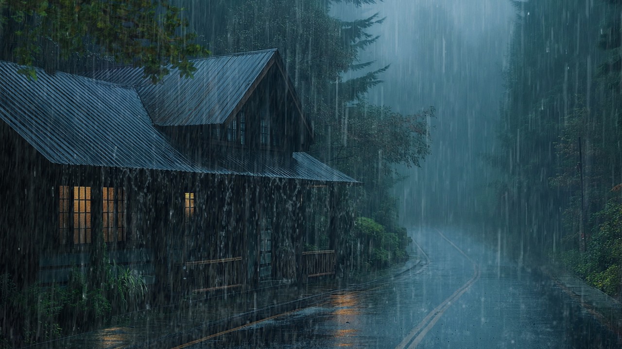 Relaxing Rain Sounds for Sleeping | Deep Sleep Rain for Insomnia & Stress Relief