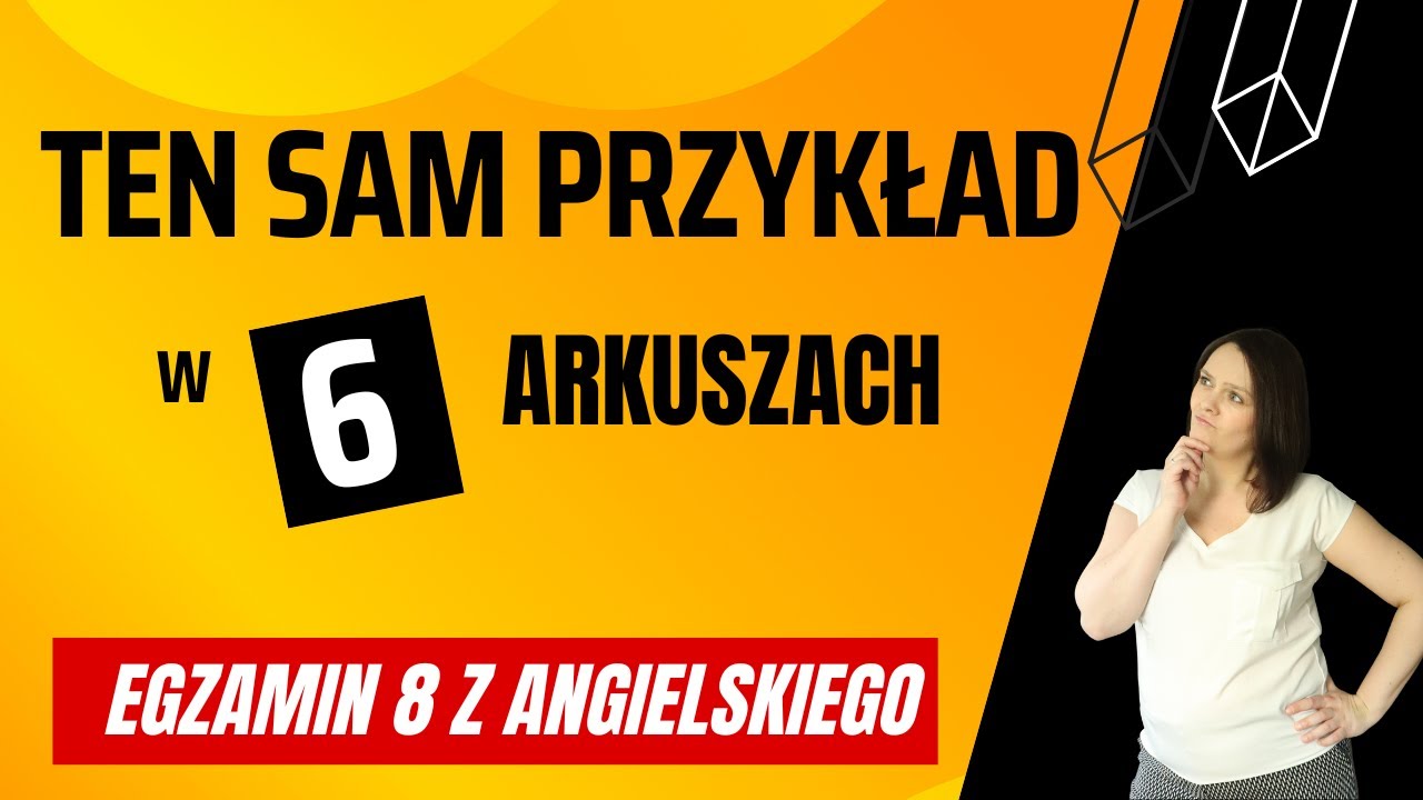 Ten sam przykład w 6 arkuszach! Uzupełnianie luk w dialogach.  Egzamin 8 z angielskiego.