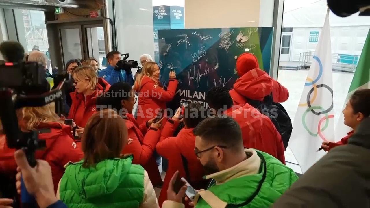 Olympic Truce Mural inaugurated ahead of 2026 Winter Games