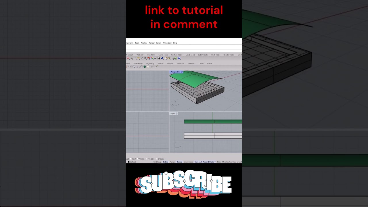 bracelet chain lock  #jewellerydesigner #rhinotutorial #3dmodeling #3djewelrydesigner