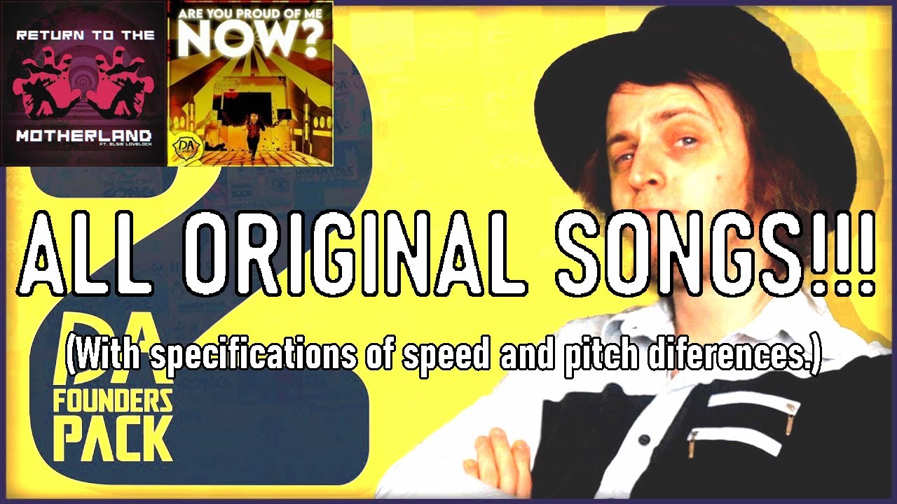 DAGames Medley / Founders Pack #2 with absolute EVERY original song!