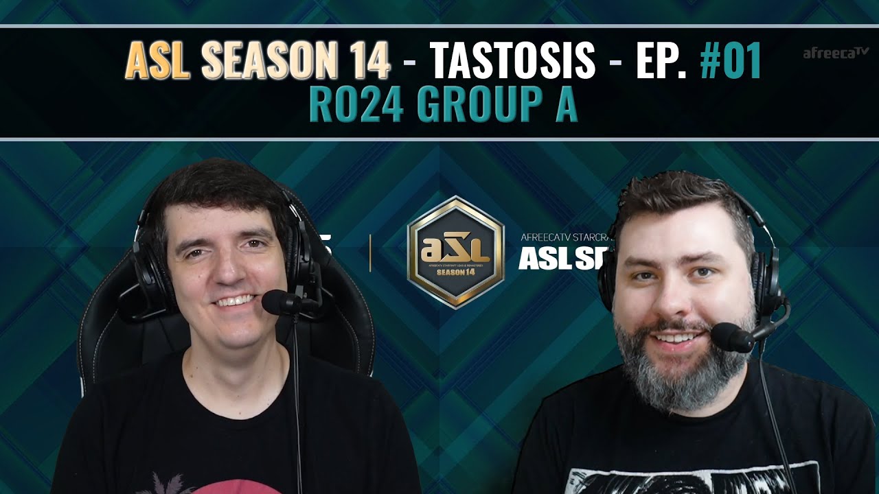 [ENG] AfreecaTV StarLeague(ASL) S14 Ro.24 Day1 (Tastosis)