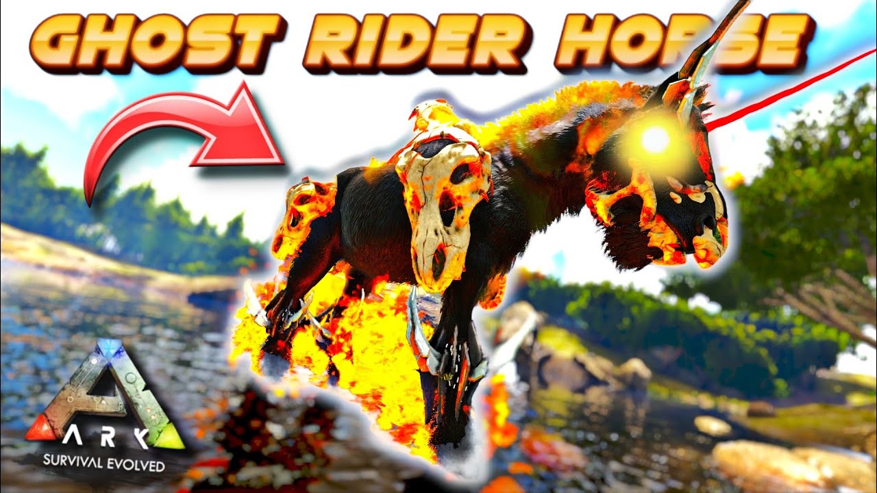 GHOST RIDER HORSE IS HERE ! - Ark Survival Evolved|ARK MEGA MODDEDD DAY 6