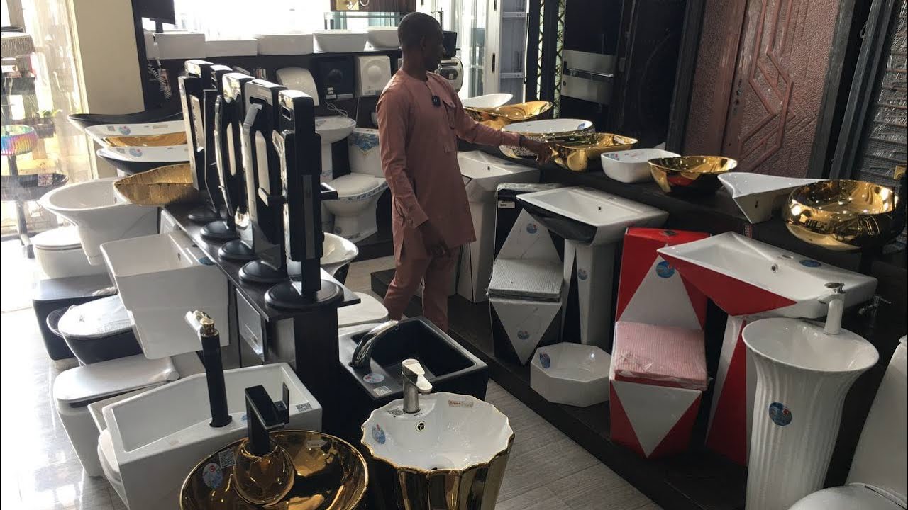 Pricing of water closets, sinks, taps, showers, mirrors, and smoke extractors in Lagos State.