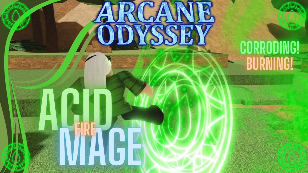 Acid Fire Mage - Arcane Odyssey PVP Clips