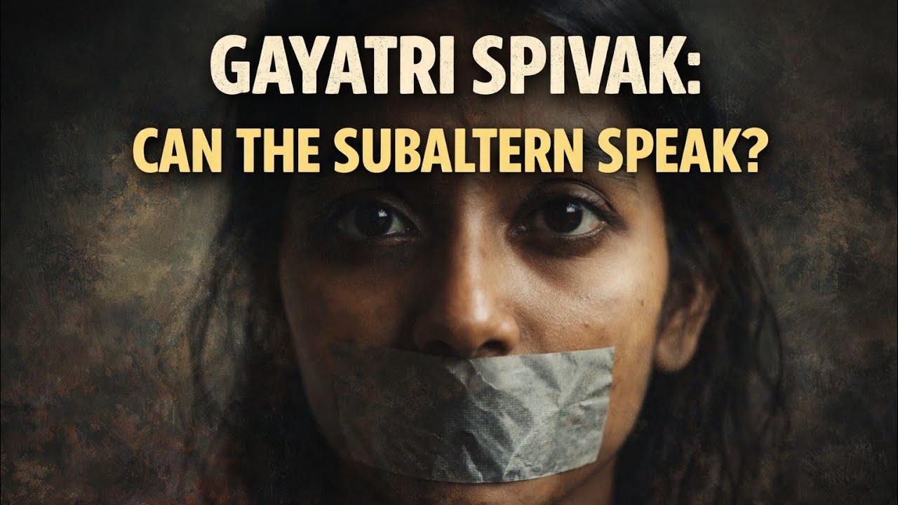 Can the Subaltern Speak? | Spivak Explained with Wide Sargasso Sea (Jean Rhys)