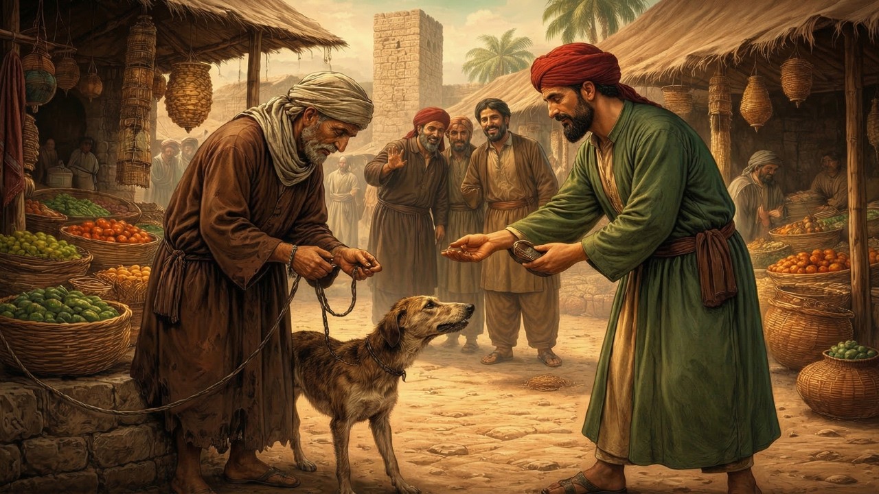سخروا من التاجر لأنه اشترى كلبًا مريضًا لكن النهاية صدمتهم