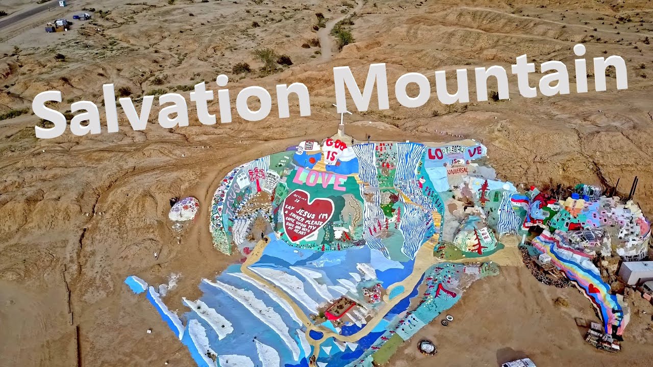 Salvation Mountain in Slab City, California - ASMR Walkthrough