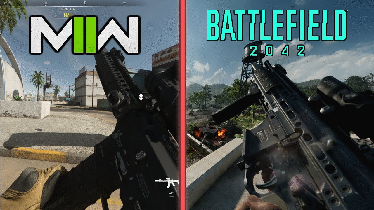 Modern Warfare 2 vs Battlefield 2042 - Weapon Comparisons (Reloads)