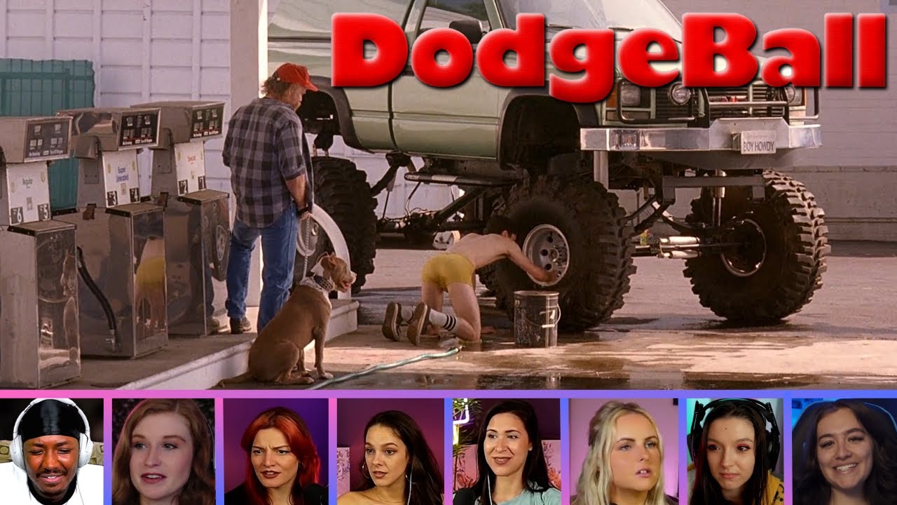 Reactors Reacting to the AVERAGE JOE'S CAR WASH | Dodgeball: A True Underdog Story (2004)