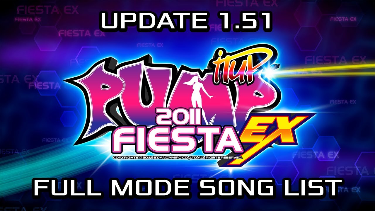 PUMP IT UP FIESTA EX v1.51 FULL MODE SONG LIST (International Ver) with hidden contents ✔