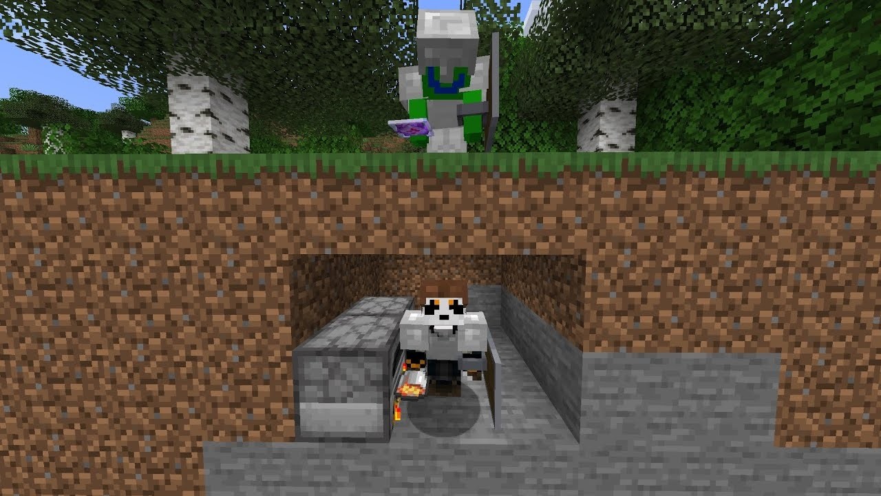 Minecraft speedrunner VS 1 lovec