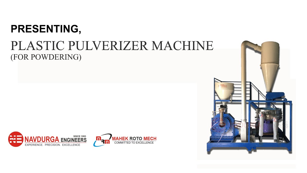 PLASTIC PULVERIZER MACHINE FOR LLDPE | PLASTIC POWDER MAKING MACHINE | MAHEK ROTO MECH | M9426766456