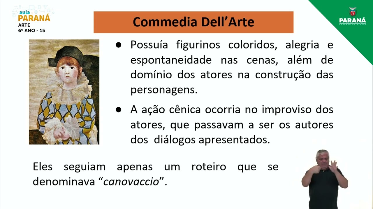 2022 | Resumo da Aula | 6º Ano | Arte | Aula 15 - Palhaçaria e Comédia I