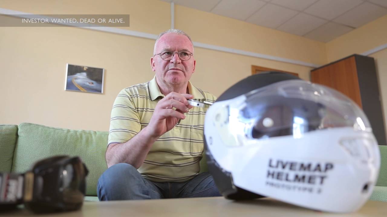 Comparison of HUD technology for motorcycle helmet.
