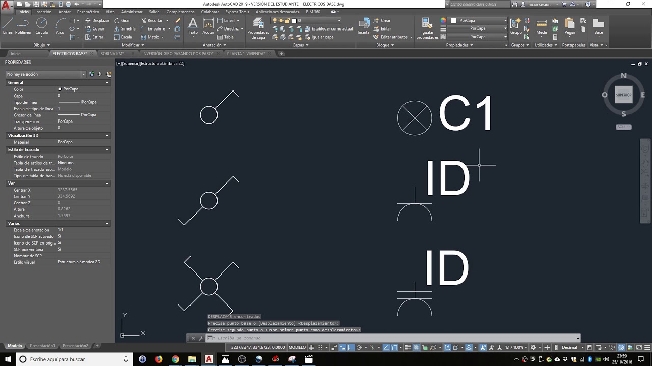 AutoCAD 2019 ATRIBUTOS DEFINICIÓN Y CREACIÓN