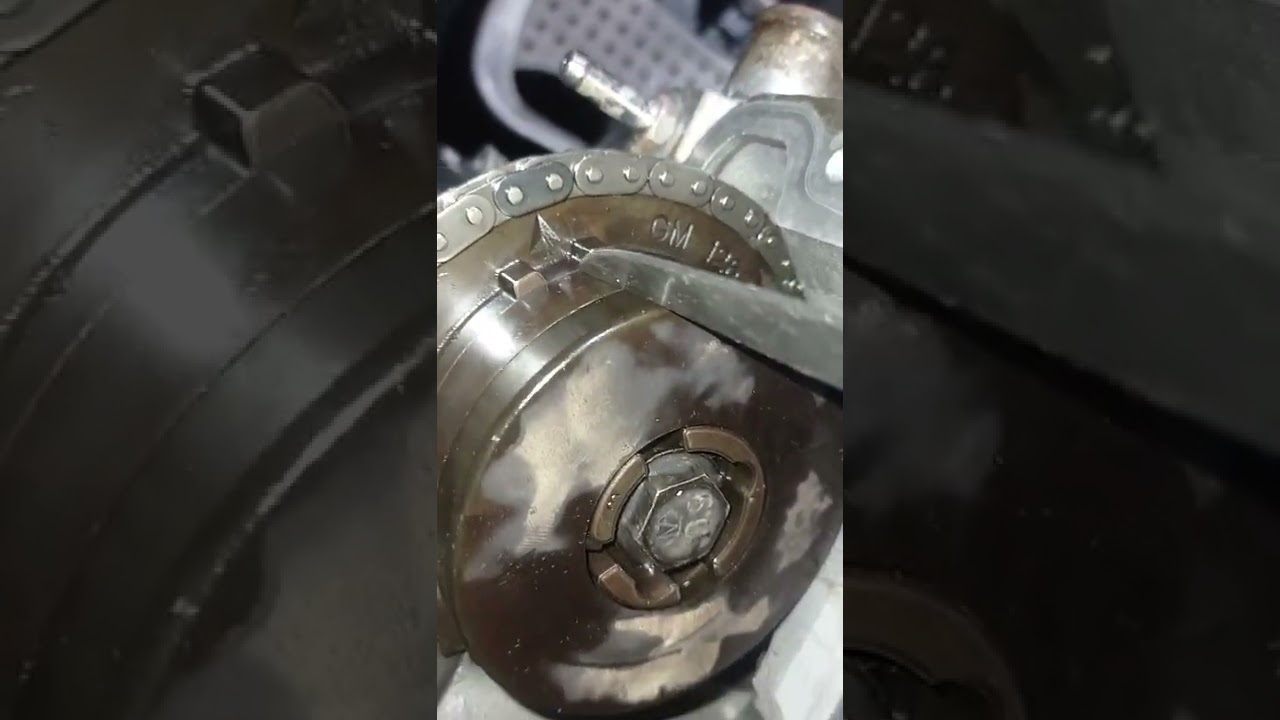 #sincronización de cadenas y, piñones vvt , escape y admisión, con el piñón cigüeñal,Captiva 2.4