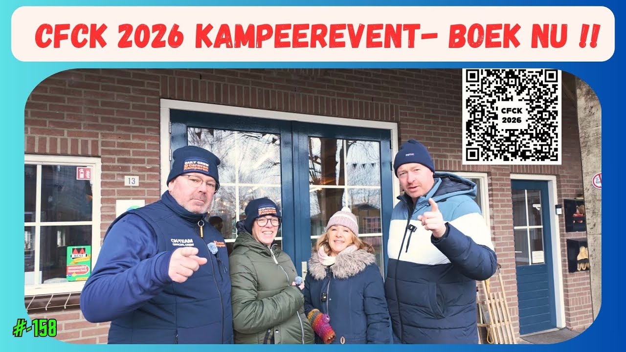 #vlog-158 |  CFCK-2026 KAMPEEREVENT ; BOEKEN MAAR !!