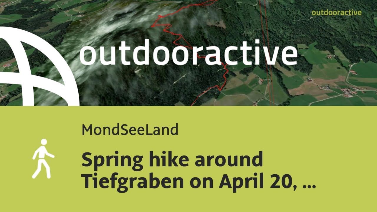 Flyover video: Spring hike around Tiefgraben on April 20, 2025