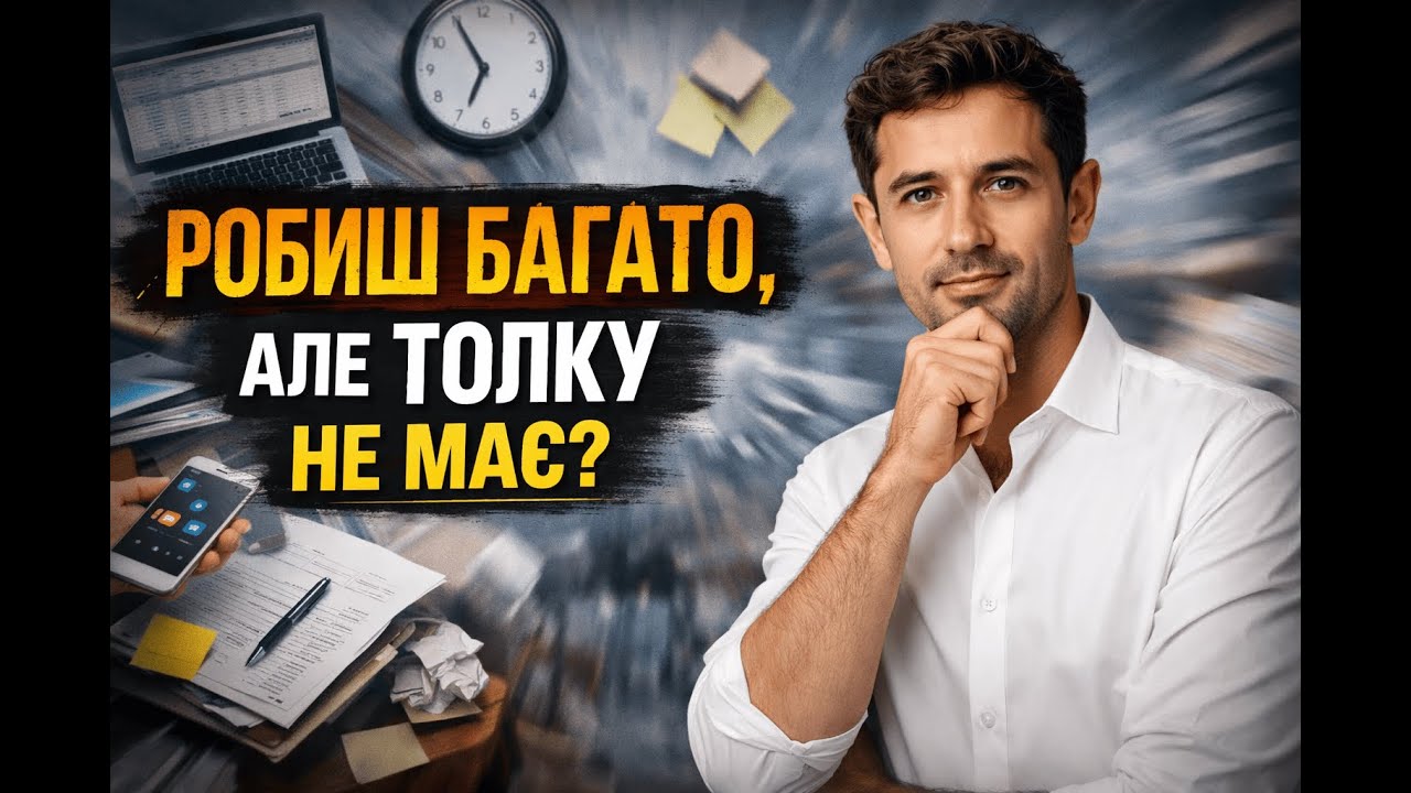 СИЛА ФОКУСУ . ЯК ВСТИГАТИ БІЛЬШЕ БЕЗ ВИГОРАННЯ