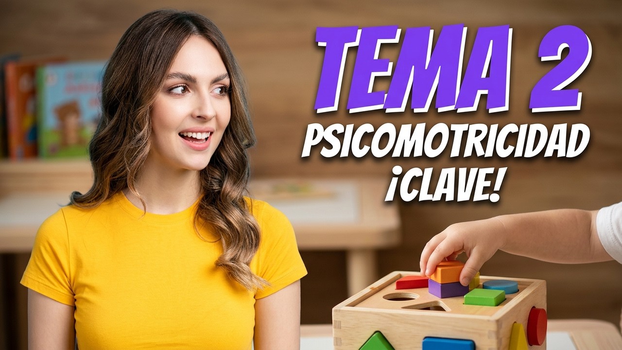 TEMA 2 OPOSICIONES EDUCACI&Oacute;N INFANTIL 2026 (LOMLOE Y RD95/2022) - EL DLLO PSICOMOTOR DE LOS NI&Ntilde;OS