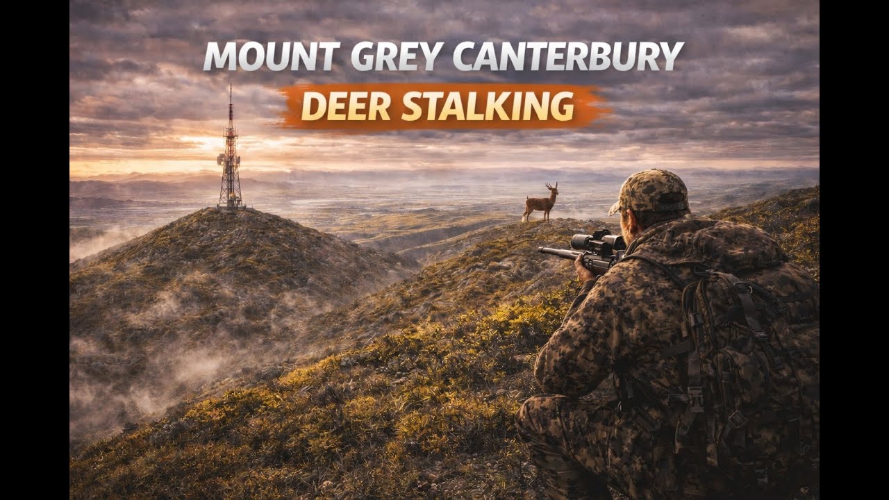 Deer Stalking Mount Grey (Canterbury, New Zealand) | Foggy Mission + Young Stag Spotted