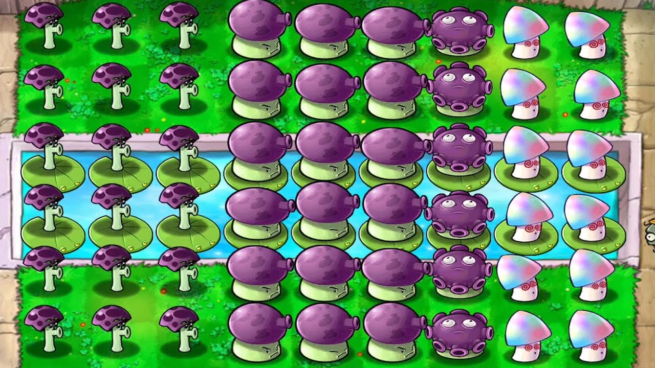 Shrooms army in pvz | plants vs zombies #pvz