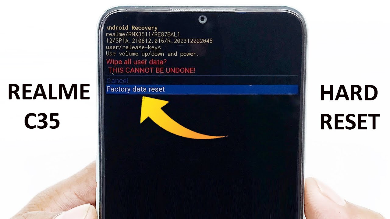 REALME C35 HARD RESET✅ RMX3511 PATTERN UNLOCK WITHOUT PC NEW METHOD 2024✅ REALME RMX3511 HARD RESET✅