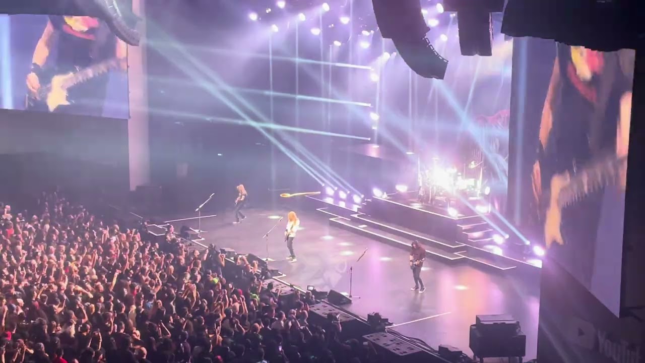 Megadeth open with The Sick, The Dying…And The Dead! At the YouTube Theater in Los Angeles on 8/9/24