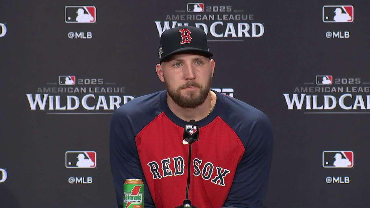 Alex Cora and Garrett Crochet Speak with the Media Ahead of Wild Card Series in NY