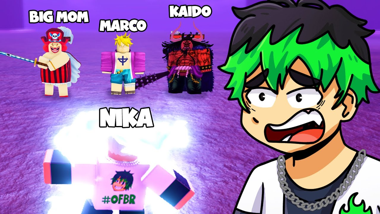 NIKA CONTRA TODOS OS BOSSES DO FRUIT BATTLEGROUNDS