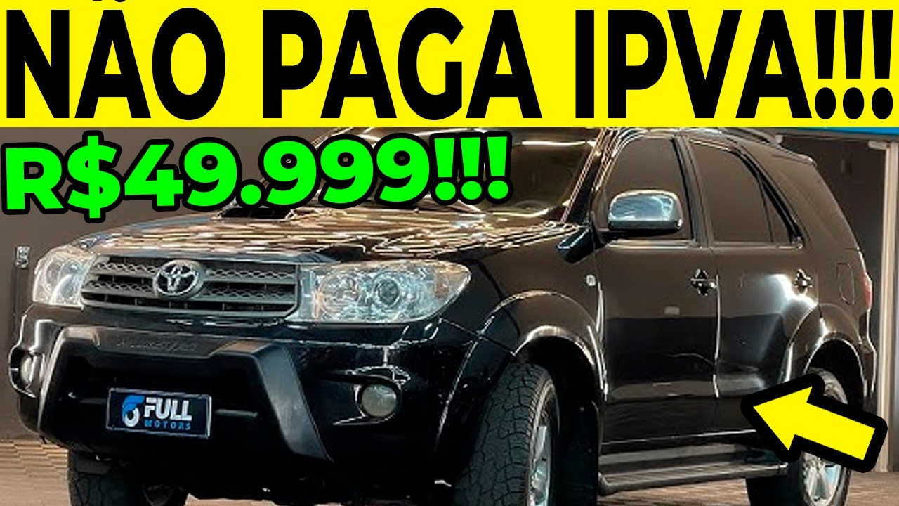 🔥🚨5 SUVS A PREÇO DE PINGA QUE SÃO INQUEBRÁVEIS E NÃO PAGAM IPVA EM 2026!!!🚨🔥