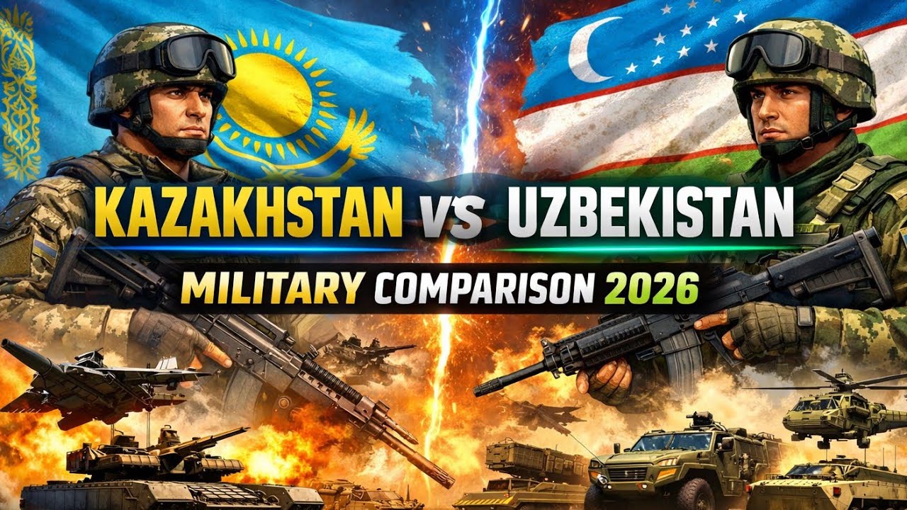🇺🇿 Uzbekistan vs Kazakhstan Military Power 2026 | 🇰🇿 Kazakhstan vs Uzbekistan Military Power 2026 