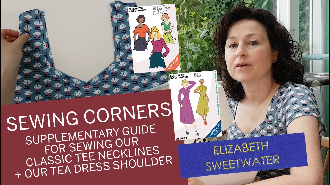 How to sew corners