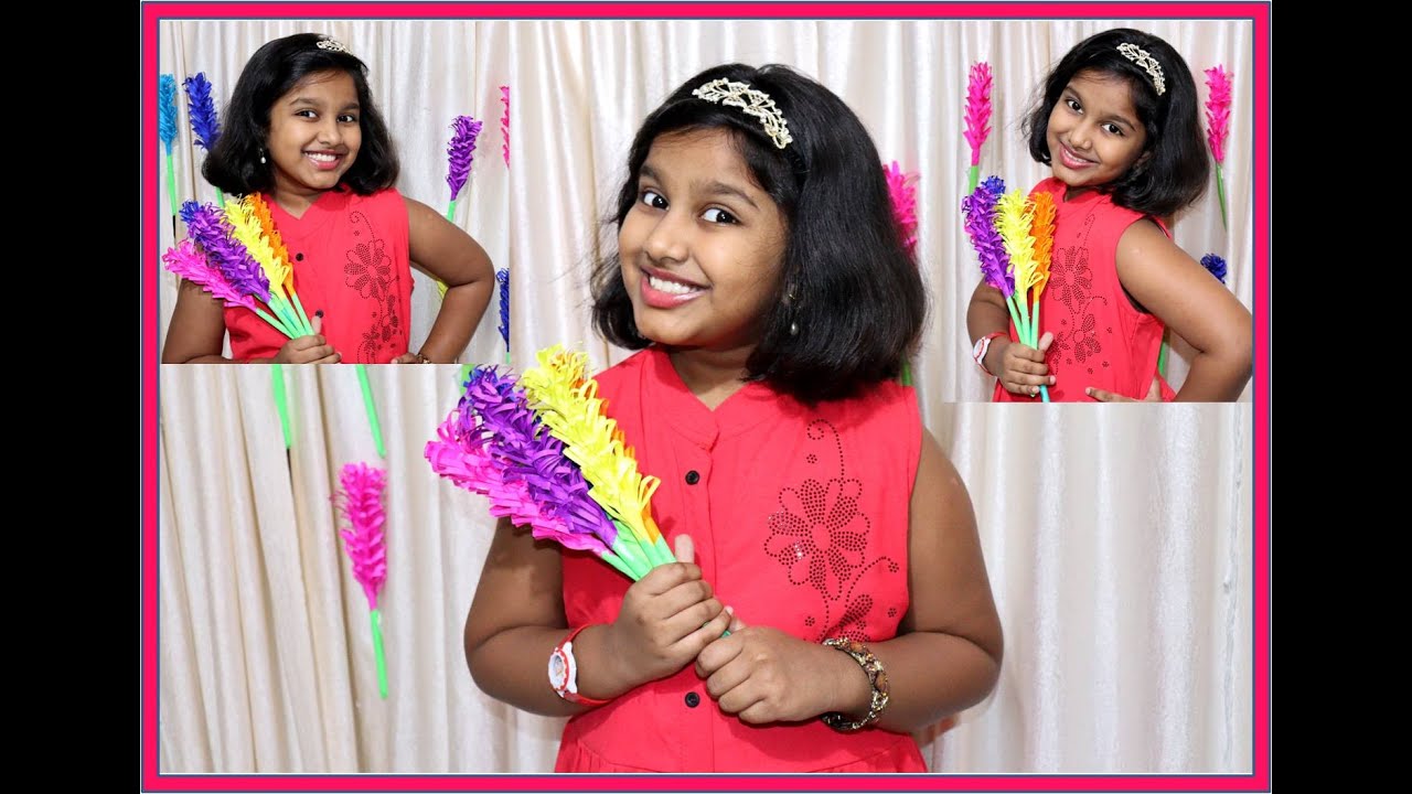 Making of paper flower