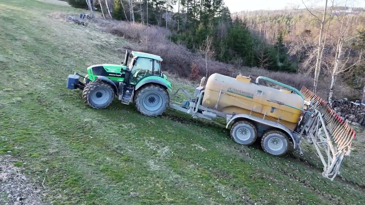 Gülle 2024 | Deutz-Fahr 7250 TTV | Zunhammer | Schleppschuh