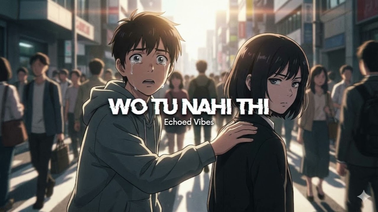 Wo Tu Nahi Thi... 👥 | I Thought I Saw You In The Crowd | Sad Lofi Song (Guitar) | Echoed Vibes