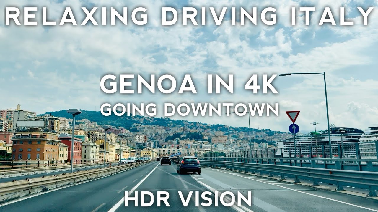 Driving Through Genoa’s Past and Future | Breathtaking Port Views & Urban Life 🇮🇹