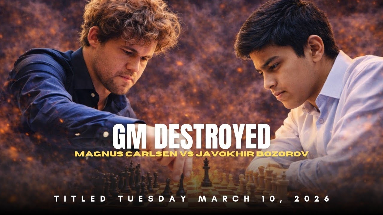 Magnus Carlsen vs Javokhir Bozorov ❗ Bird Opening Blitz Attack ❗ Titled Tuesday Grand Prix 2026