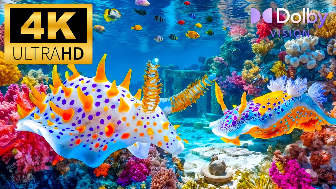 Underwater Visual Paradise in 8K HDR 🌊🐠 | Marine Life & Natural Ocean Audio