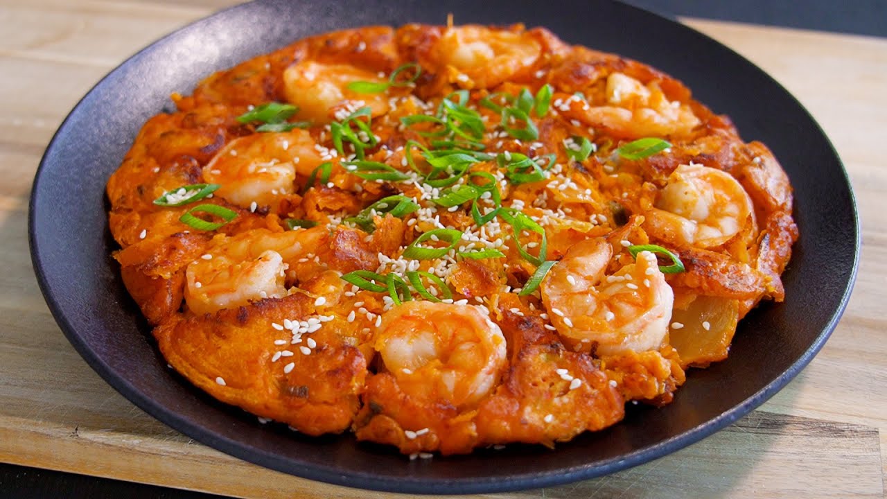 【泡 菜 煎 饼】早餐晚餐，简单好吃的陪伴！Kimchi Pancake