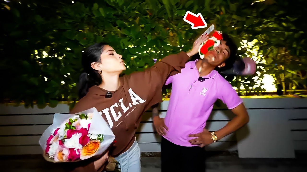 DANIELA CRASHES OUT AFTER OBLIVION REFUSES TO KISS HER… (throws cake on him)