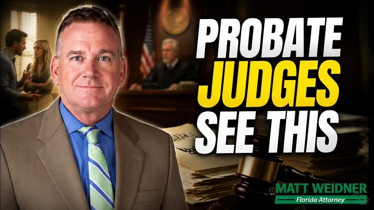 ⚖️ Florida Probate Judges on High-Conflict Cases | Trauma & Inheritance Disputes