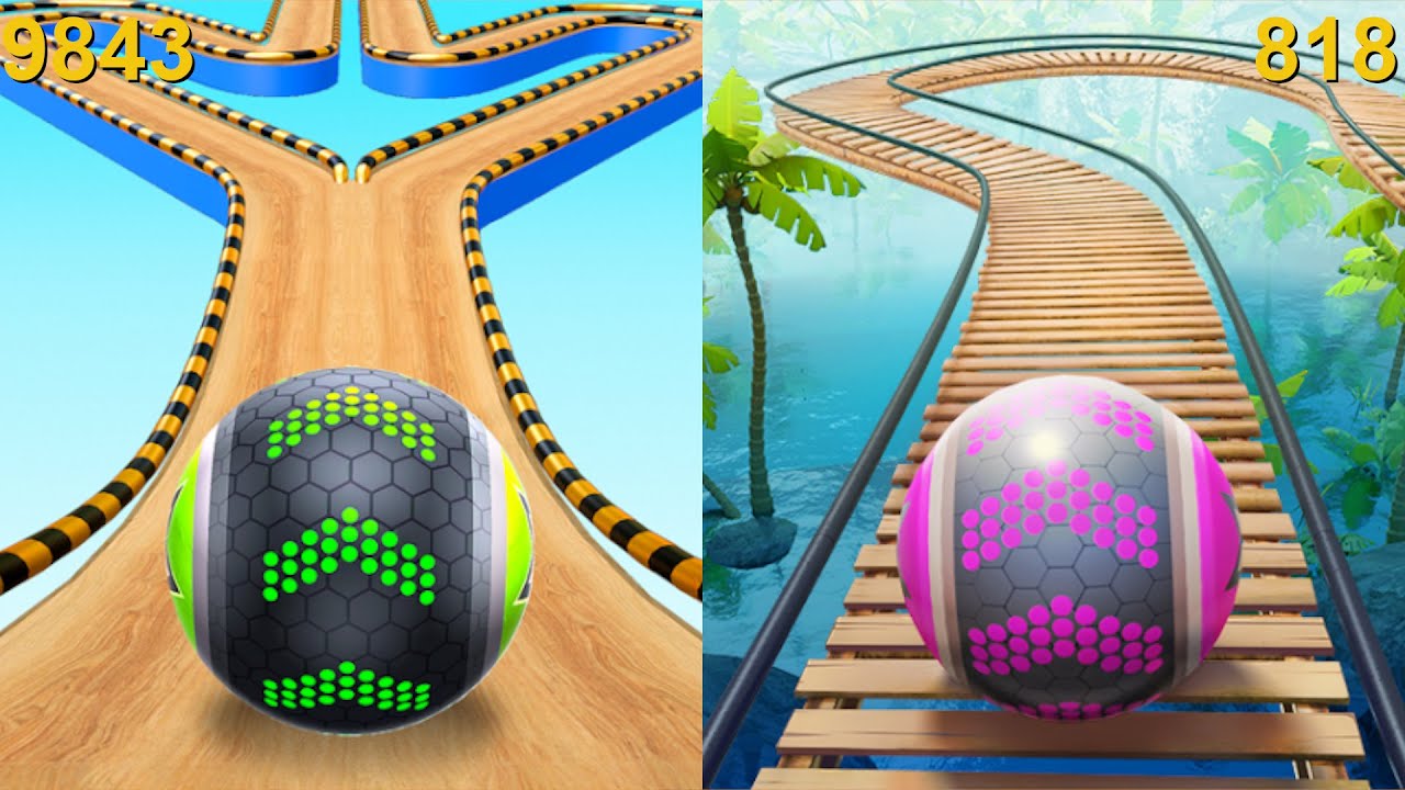 Going Balls Funny Fails, All Levels 9843 Vs Rollance Adventure Balls Android, iOS Gameplay