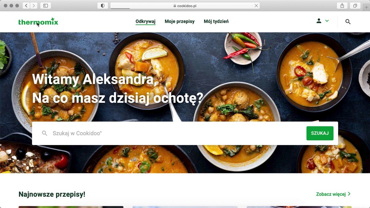 Thermomix - Cookidoo - Jak tworzyć kolekcje z ulubionymi przepisami