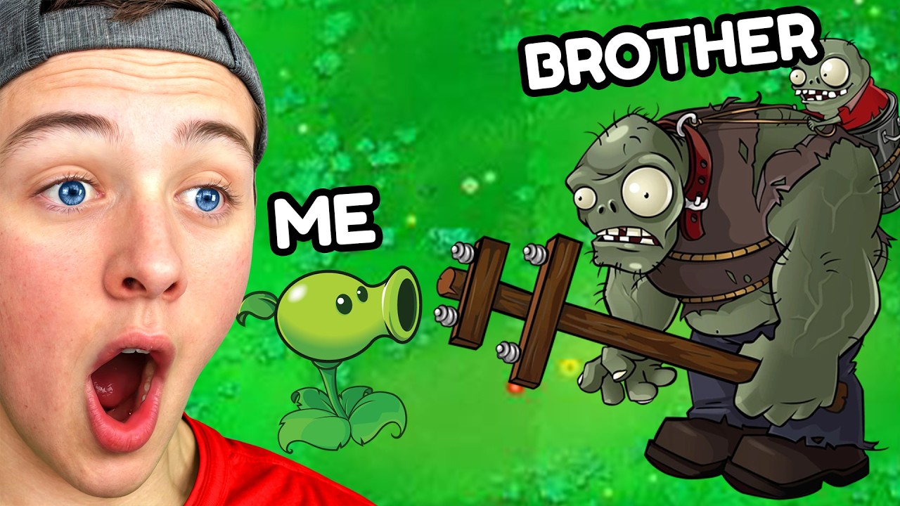Plants vs. Zombies, But My BROTHER's the ZOMBIES!