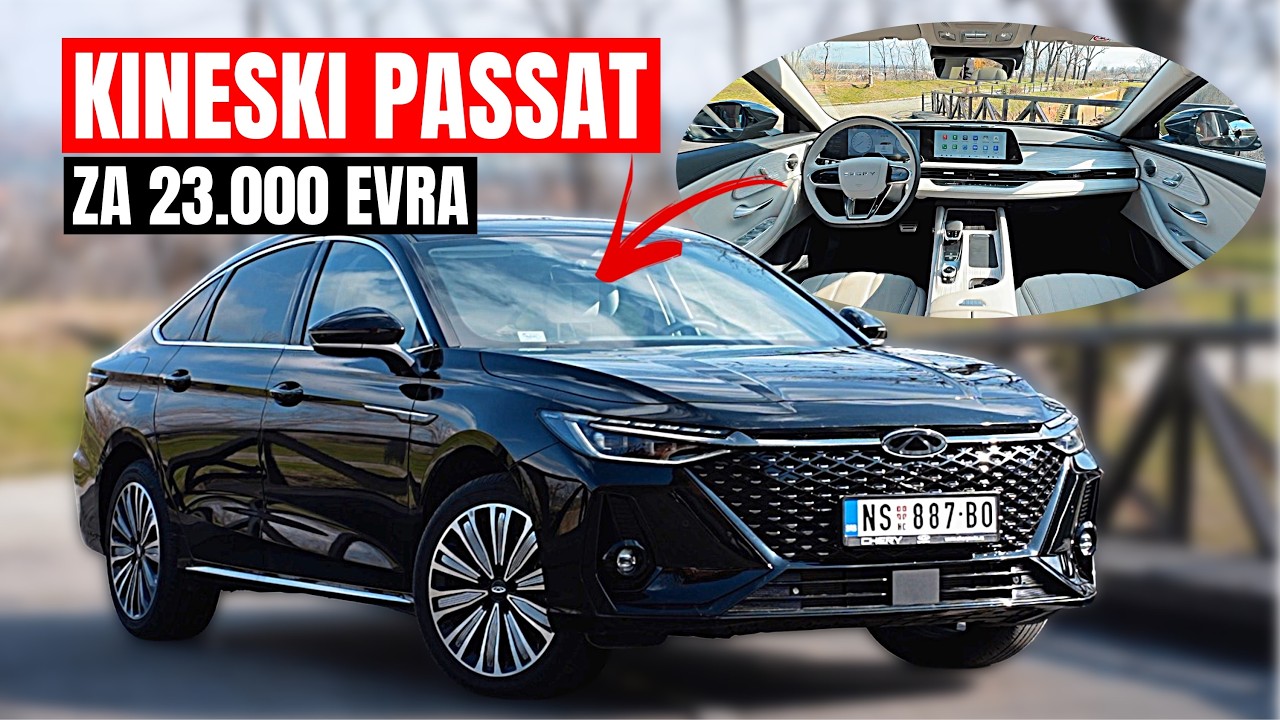 KINESKI PASSAT za 23.000 evra! Chery ARRIZO 8 PHEV