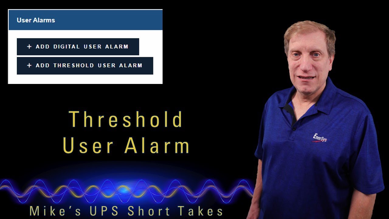 Alpha© FXM HP UPS Threshold User Alarm
