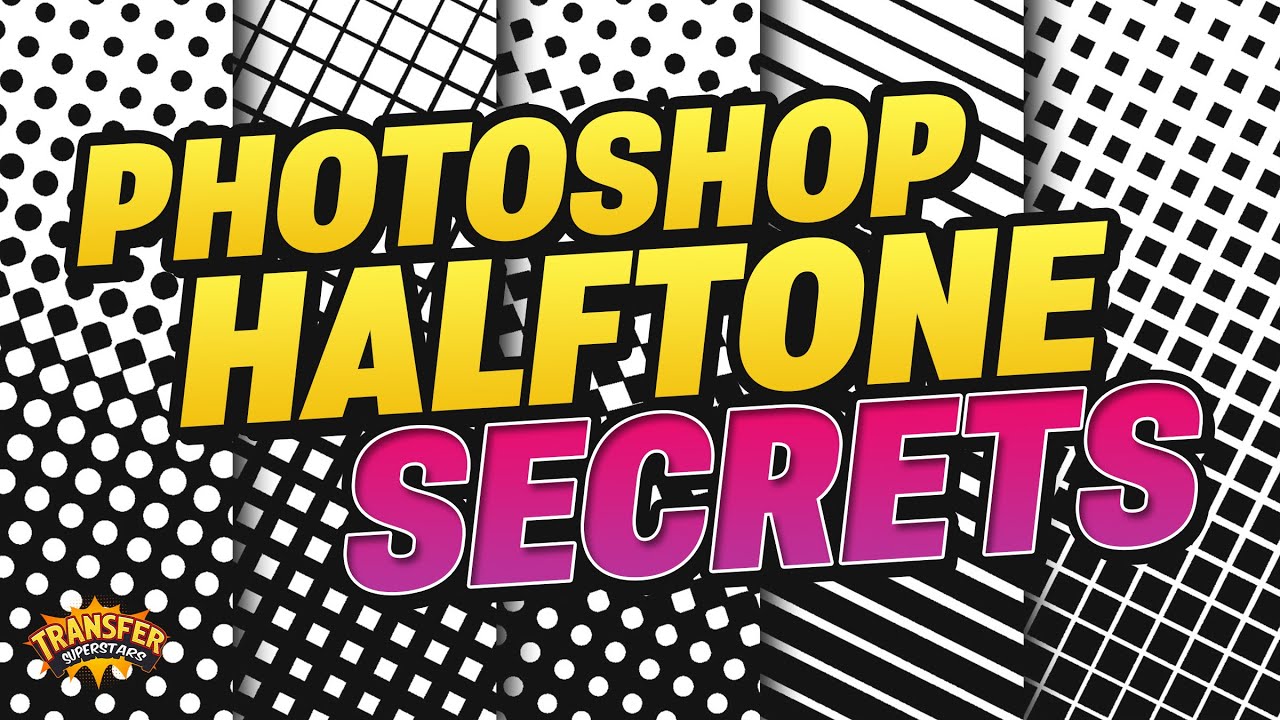 Мастер-эффекты полутонов для печати DTF | Руководство по Photoshop