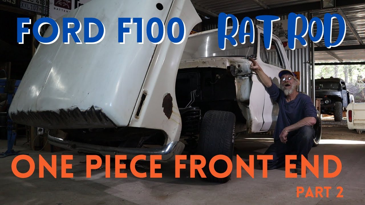 FORD F100 — ПЕРЕДЕЛКА ЦЕЛЬНОЙ ПЕРЕДНЕЙ ЧАСТИ — Часть 2